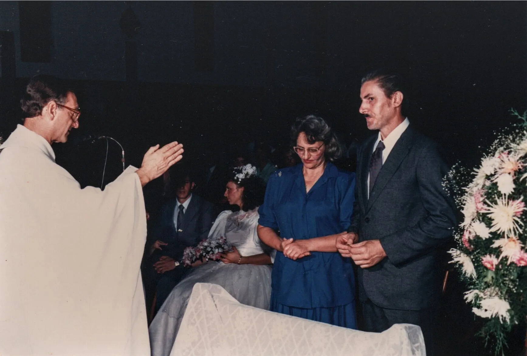 Foto de casamento de Ignez e Celestino